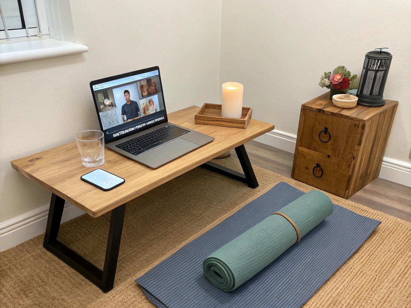 Virtuell yogaklass