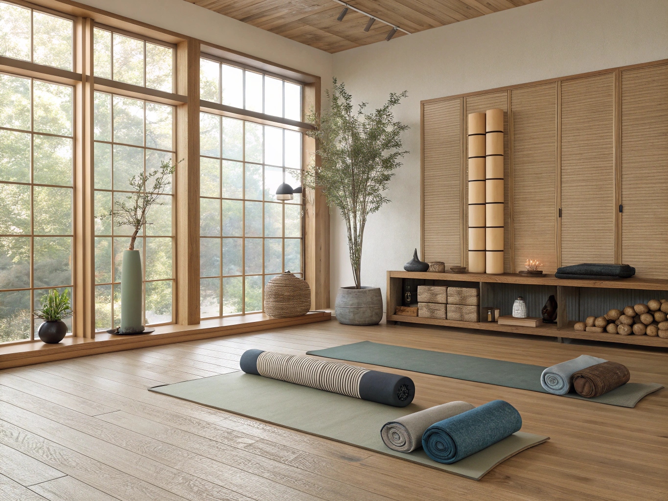 Yogastudio interiör